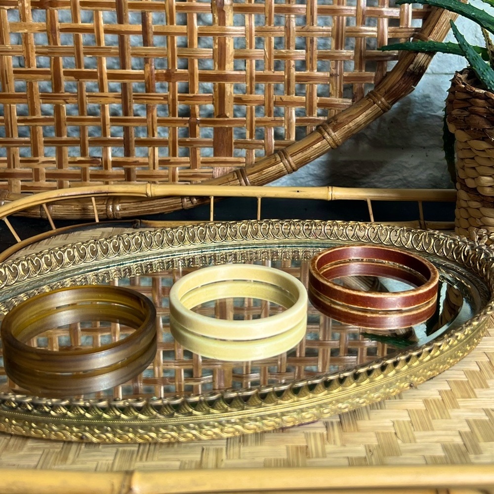 Vintage Bracelets - Set of 3 - Neutrals - Picture 3 of 6